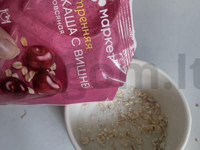 Desertas su avižų koše Žingsnis 1