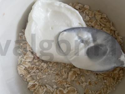 Desertas su avižų koše Žingsnis 2