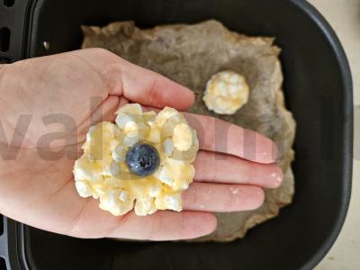 Sūrio blynai su mėlynėmis Žingsnis 2