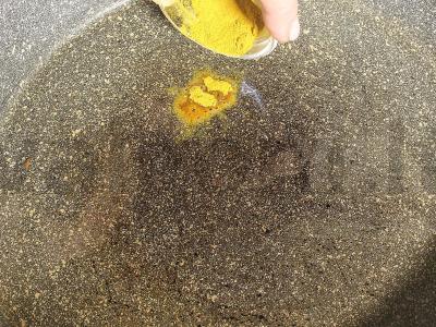 Vištienos krūtinėlė su suluguni ir kurkuma Žingsnis 4