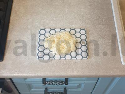 Bulvių košė su parmezano sūriu ir dešra Žingsnis 5