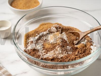 Šokoladiniai sausainiai su kakava Žingsnis 2