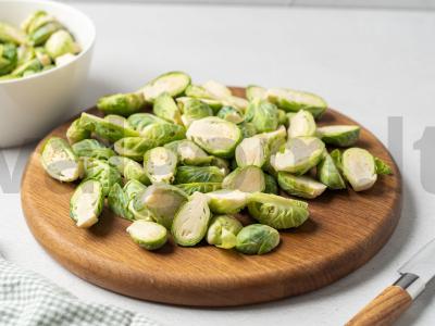 Marinuoti Briuselio kopūstai Žingsnis 1