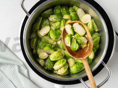 Marinuoti Briuselio kopūstai Žingsnis 2