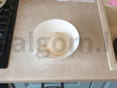 Purios picos su dviem sūrio rūšimis ir dešra Žingsnis 3