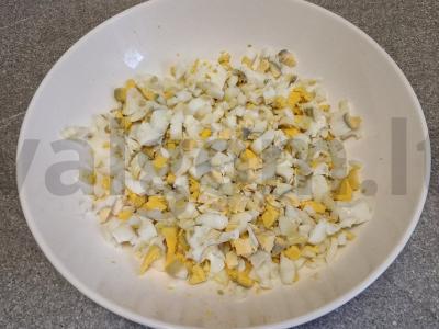 Okroška su vištienos filė, alyvuogių majonezu ir kvašu Žingsnis 1