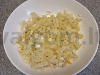 Okroška su vištienos filė, alyvuogių majonezu ir kvašu Žingsnis 2