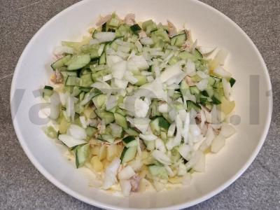 Okroška su vištienos filė, alyvuogių majonezu ir kvašu Žingsnis 5