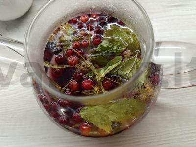 Spanguolių ir juodųjų serbentų gėrimas Žingsnis 4