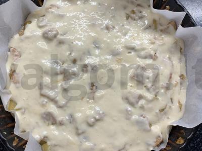 Pyragas su bulvėmis ir kalakutiena Žingsnis 9