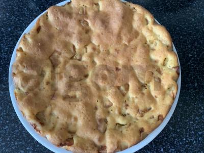 Pyragas su bulvėmis ir kalakutiena Žingsnis 10