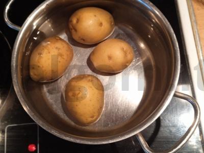 Salotas „Kaimiškas“ su bekonu Žingsnis 1