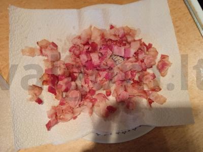 Salotas „Kaimiškas“ su bekonu Žingsnis 4