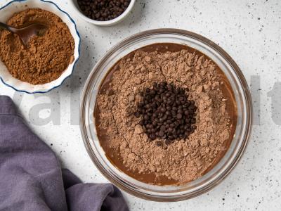 Šokoladinis lipnus desertas iš kakavos pupelių Žingsnis 7