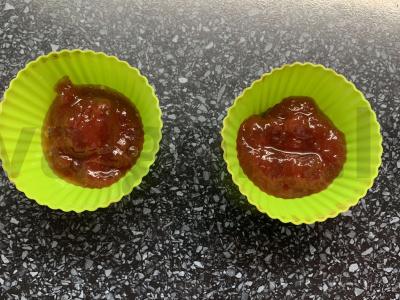 Desertas su braškių džemu ir kiaušinio baltymu Žingsnis 4