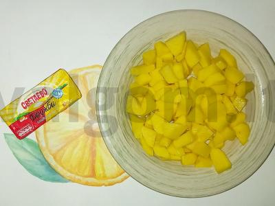 Lašišų sriuba su lydytu sūriu Žingsnis 2