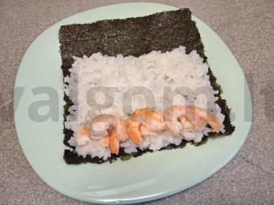 Kepti ritinėliai su krevetėmis per 25 minutes Žingsnis 3