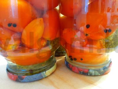 Sūdyti pomidorai su krienų lapais žiemai Žingsnis 9