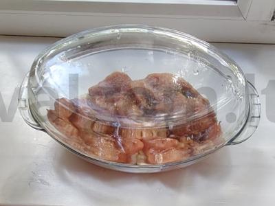 Kiauliena su svogūnais ir sojų padažu Žingsnis 8