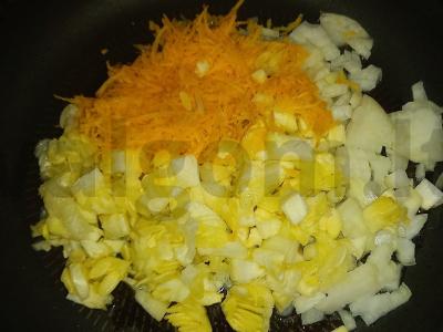 Ryžiai su virta-rūkyta šonine grietinėje Žingsnis 3