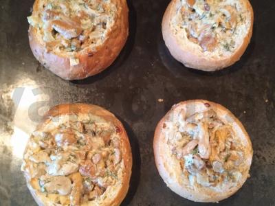 Užkandis „Krepšelis“ su voveraitėmis ir vištiena Žingsnis 8