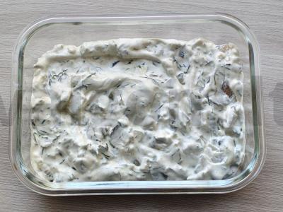 Menkių filė grietinėje su marinuotais agurkais Žingsnis 5