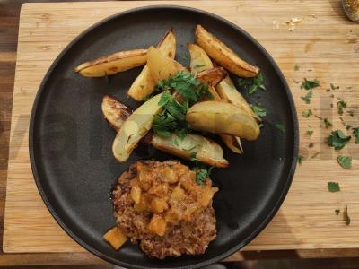 Anties pleskavica su bulvėmis Žingsnis 3