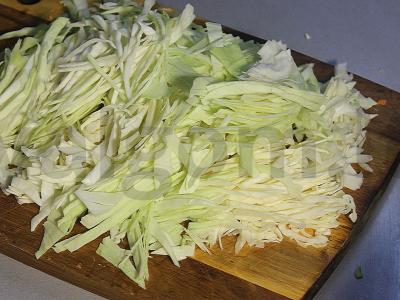 Šči su pupelėmis ir jautiena pietums Žingsnis 8