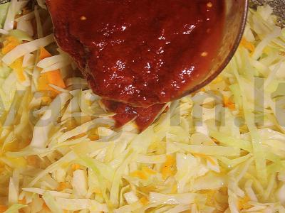 Šči su pupelėmis ir jautiena pietums Žingsnis 10