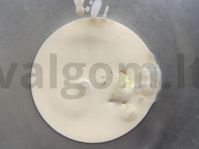 Šaltiems gėrimams su juodaisiais serbentais ir grikių dribsniais Žingsnis 3