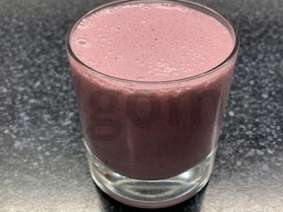 Šaltiems gėrimams su juodaisiais serbentais ir grikių dribsniais Žingsnis 5