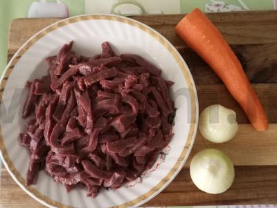 Jautienos širdies bifšteksas Žingsnis 1