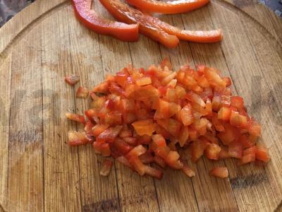 Sumuštiniai su kumpiu ir daržovėmis Žingsnis 1