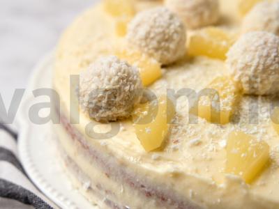 Tropinis tortas su ananasais Žingsnis 13