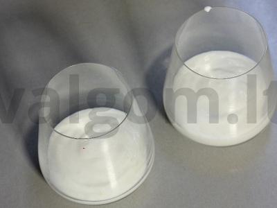 Varškės ir vaisių sluoksniuotas desertas Žingsnis 5