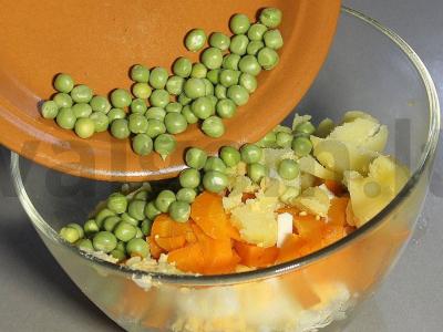 Olivje su jautiena ir žirniais Žingsnis 4