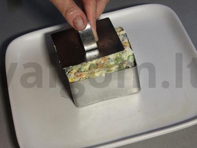 Olivje su jautiena ir žirniais Žingsnis 9