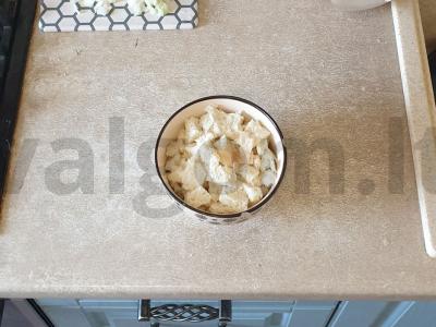 Žuvies kotletai su krapais ir juodaisiais pipirais Žingsnis 3