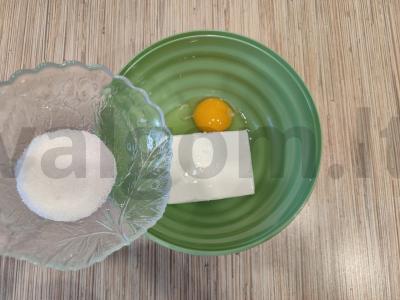 Patingėlių virtinukai iš lieso varškės Žingsnis 3