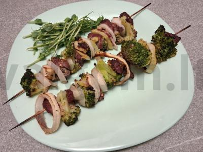 Kepti jautienos šašlykai su grūdėta garstyčia pagrindine nuotrauka