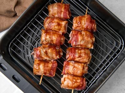 Vištienos ritinėliai su šonine oro grilyje Žingsnis 5
