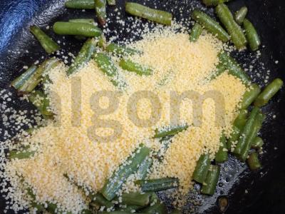 Jautienos steikas su kuskuso ir žaliųjų pupelių garnyru Žingsnis 7