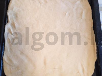 Atviras pyragas su ryžiais ir kiaušiniu Žingsnis 4