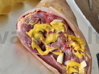 Švelni kiaulienos kulšis su bulvėmis, kepta orkaitėje Žingsnis 1