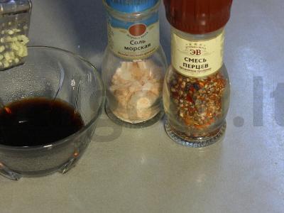 Funchosa su daržovėmis, sezamo sėklomis ir jūros druska Žingsnis 9