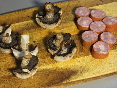 Užkandis su lavašu ir Krakovo dešra Žingsnis 2