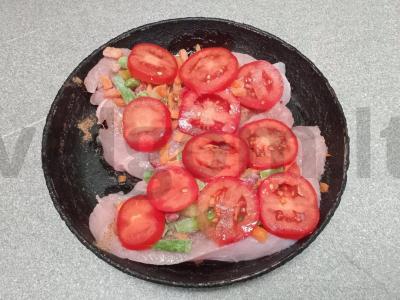 Indėnų steikai, kepti su daržovėmis ir sūriu Žingsnis 4