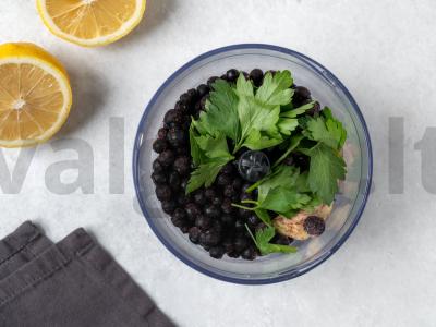 Namų citrinų limonadas su mėlynėmis Žingsnis 1