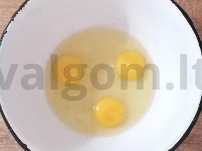 Žuvies pyragas su mėsa Žingsnis 1