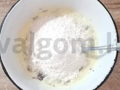 Žuvies pyragas su mėsa Žingsnis 4